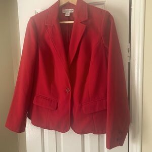 Red blazer